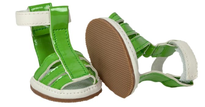 Buckle-Supportive Pvc Waterproof Pet Sandals Shoes - Set Of 4 - Image 6