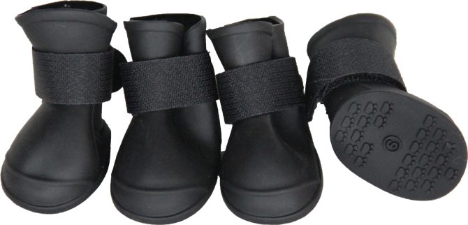 Elastic Protective Multi-Usage All-Terrain Rubberized Dog Shoes - Image 3