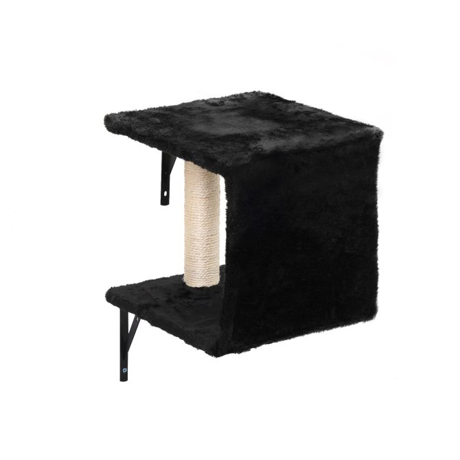 5 Pcs Wall Mounted Cat Climber Set;  Floating Cat Shelves and Perches;  Cat Activity Tree with Scratching Posts;  Modern Cat Furniture - Image 33