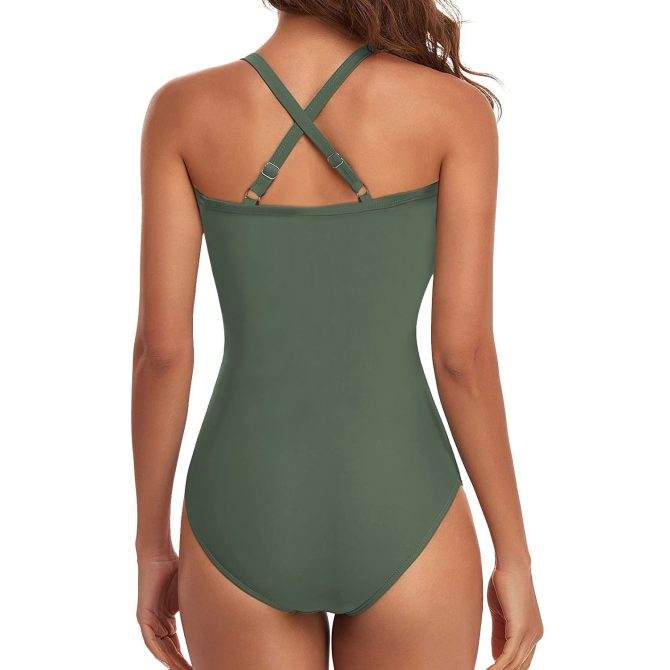 Women's One Piece Swimsuit Beachwear Swimwear Tummy Control - Image 15