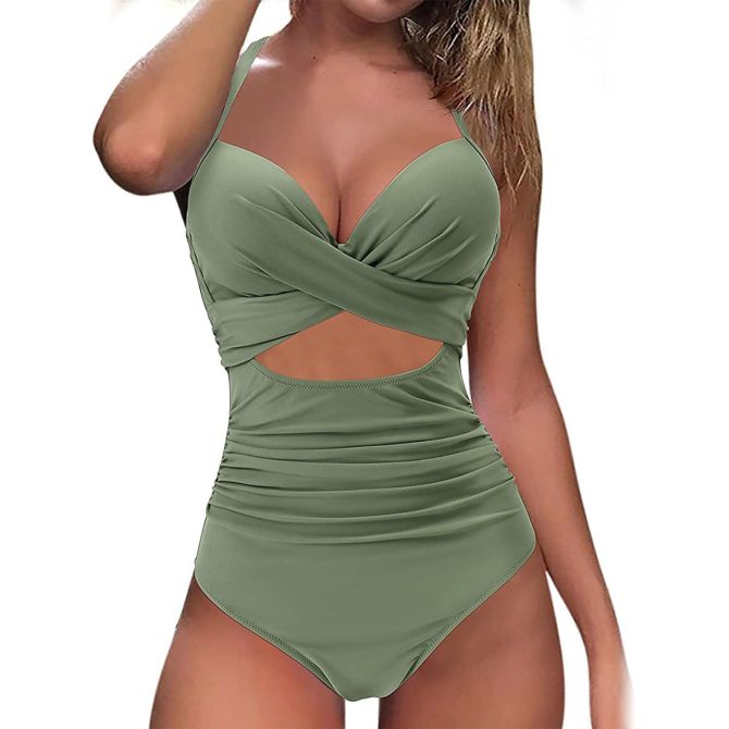 Women's One Piece Swimsuit Beachwear Swimwear Tummy Control - Image 16