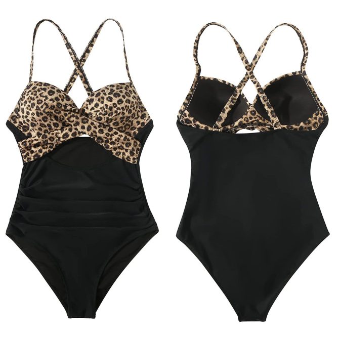 Women's One Piece Swimsuit Beachwear Swimwear Tummy Control - Image 4