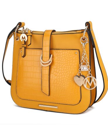 MKF Collection Kiltienne Crossbody Handbag Vegan Leather Women by Mia K