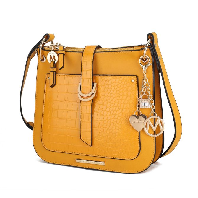 MKF Collection Kiltienne Crossbody Handbag Vegan Leather Women by Mia K
