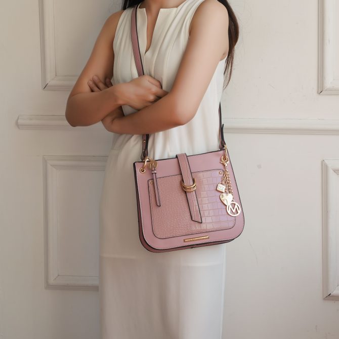 MKF Collection Kiltienne Crossbody Handbag Vegan Leather Women by Mia K - Image 43