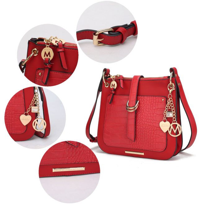 MKF Collection Kiltienne Crossbody Handbag Vegan Leather Women by Mia K - Image 49