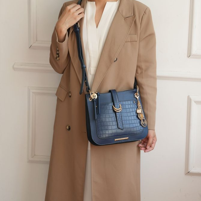 MKF Collection Kiltienne Crossbody Handbag Vegan Leather Women by Mia K - Image 17