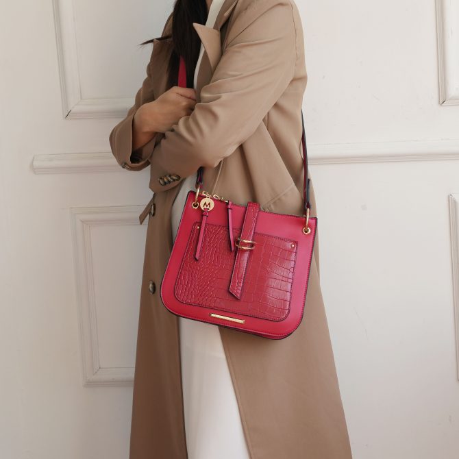 MKF Collection Kiltienne Crossbody Handbag Vegan Leather Women by Mia K - Image 12