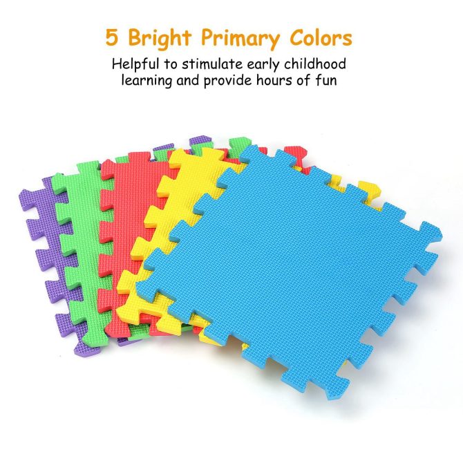 16Pcs Kids Puzzle Exercise Play Mat Interlocking Non-Toxic EVA Floor Mat Multi-Color Anti-Skid Playmat - Image 10