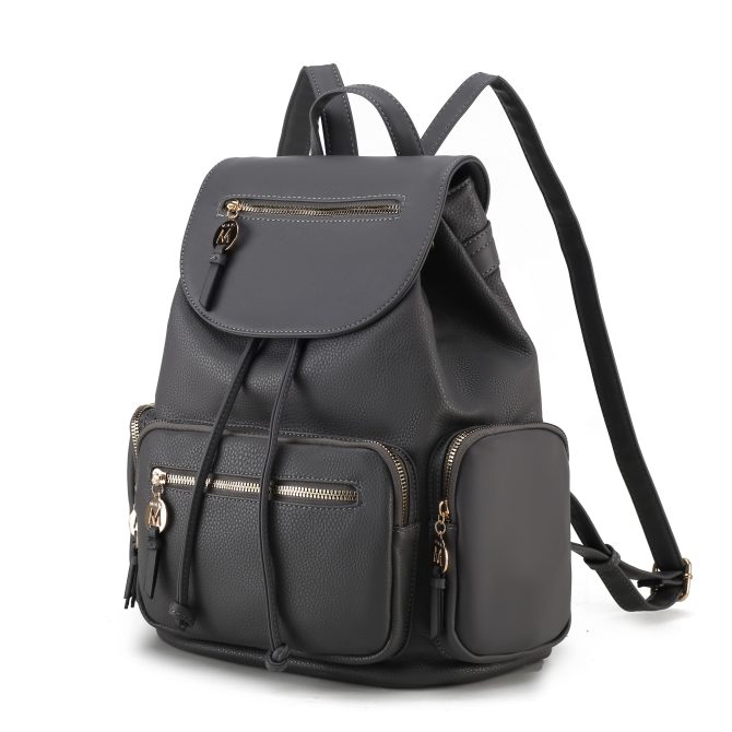 MKF Collection Ivanna Oversize Backpack Purse Vegan Leather Womens by Mia k - Image 6