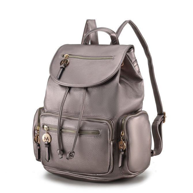 MKF Collection Ivanna Oversize Backpack Purse Vegan Leather Womens by Mia k