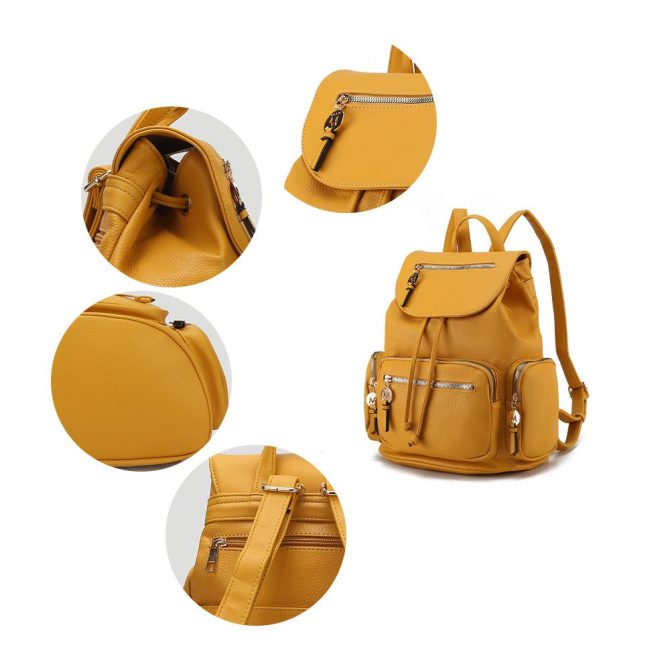 MKF Collection Ivanna Oversize Backpack Purse Vegan Leather Womens by Mia k - Image 53