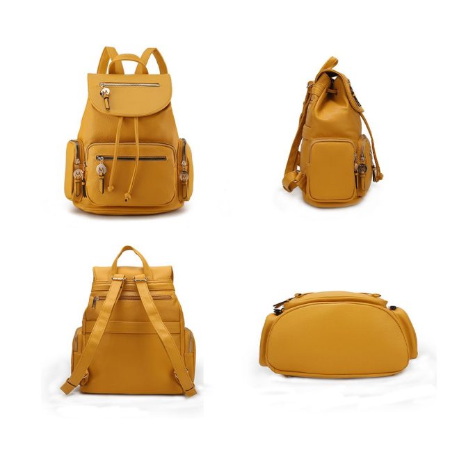 MKF Collection Ivanna Oversize Backpack Purse Vegan Leather Womens by Mia k - Image 54