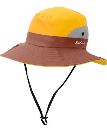 Women Summer Sun Bucket Hats Foldable UV Protection Cotton Cap Wide Brim Floppy Cap Packable Ponytail Mesh Travel Hat