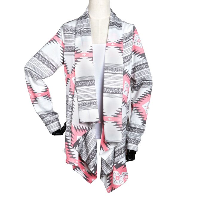 Women Open Front Cardigan Long Sleeve Shawl Neck Breathable Cardigan Well Collection - Image 37