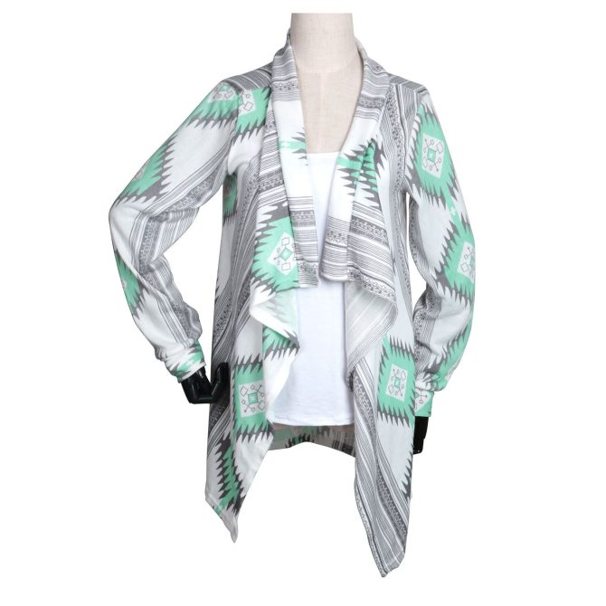Women Open Front Cardigan Long Sleeve Shawl Neck Breathable Cardigan Well Collection - Image 52
