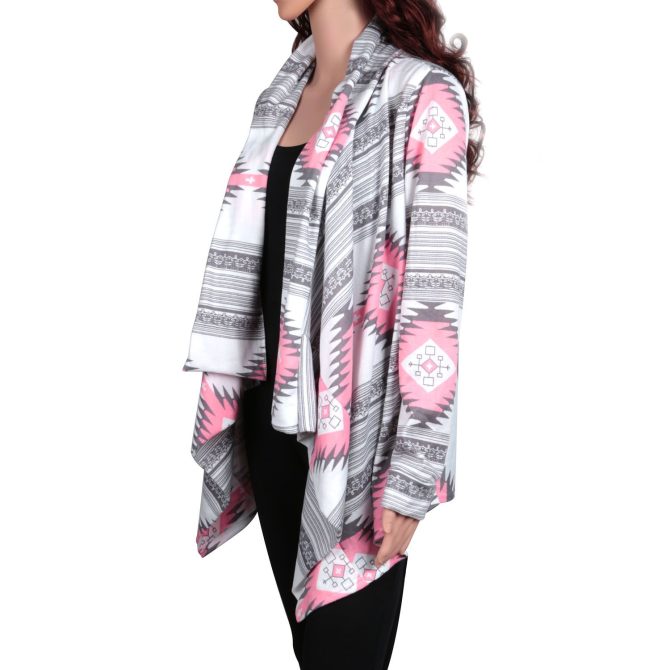 Women Open Front Cardigan Long Sleeve Shawl Neck Breathable Cardigan Well Collection - Image 13