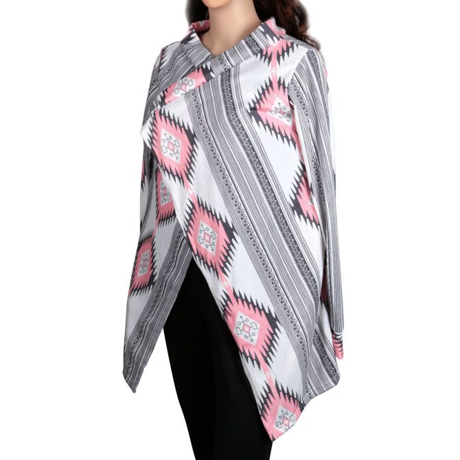 Women Open Front Cardigan Long Sleeve Shawl Neck Breathable Cardigan Well Collection - Image 7