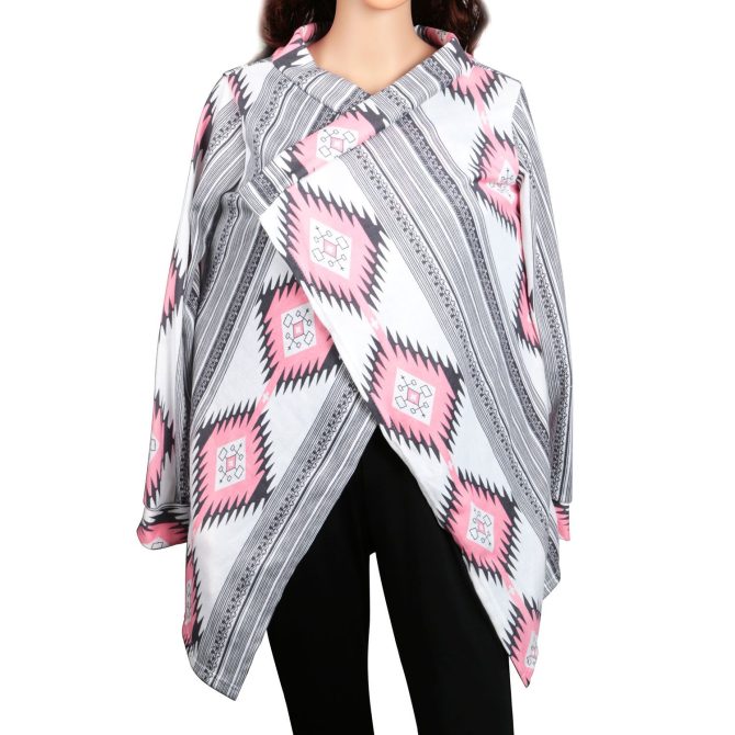 Women Open Front Cardigan Long Sleeve Shawl Neck Breathable Cardigan Well Collection - Image 8