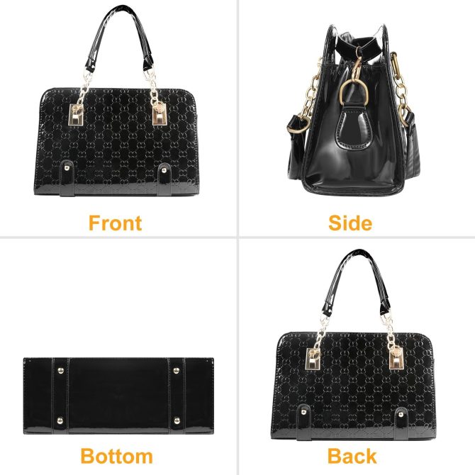 Women's Fashion Leather Handbag Lady Purses Tote Bags Shoulder Satchel Crossbody Bags - Image 2