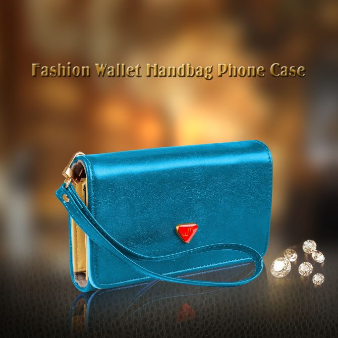 Women Wristlet Wallet PU Leather Lady Purse Credit Card Holder 4 Card Slots 3 Money Pouches 1 Coin Pocket - Image 4