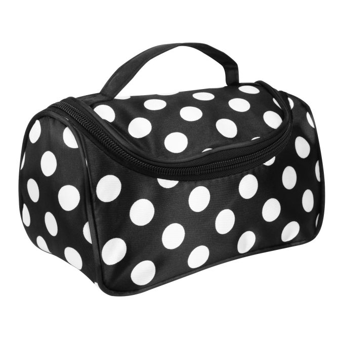 Travel Makeup Bag Portable Cosmetic Organizer with Cosmetic Mirror Waterproof Toiletry Wash Bag for Women - Image 5