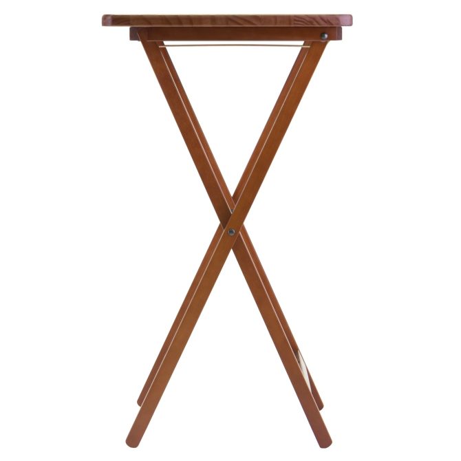 Alex 5-Pc Snack Table Set; Walnut - Image 9