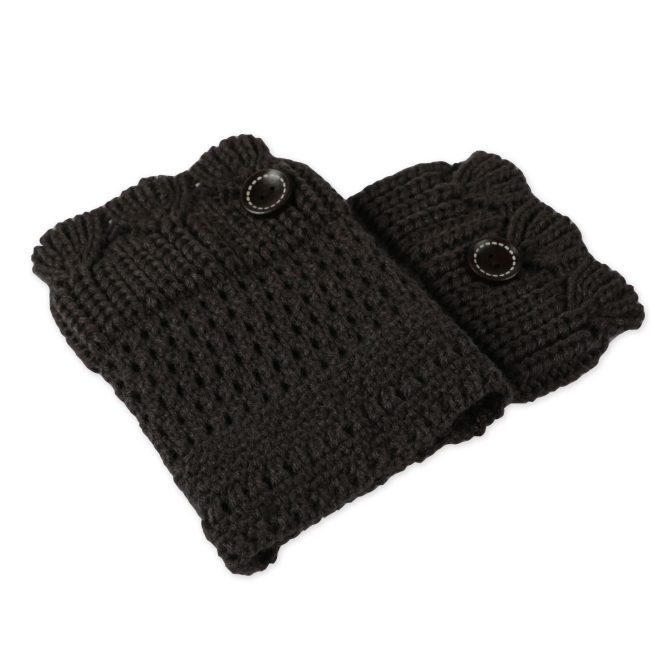 Women Winter Crochet Knit Leg Warmers - Image 31