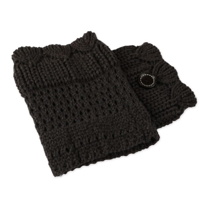 Women Winter Crochet Knit Leg Warmers - Image 32