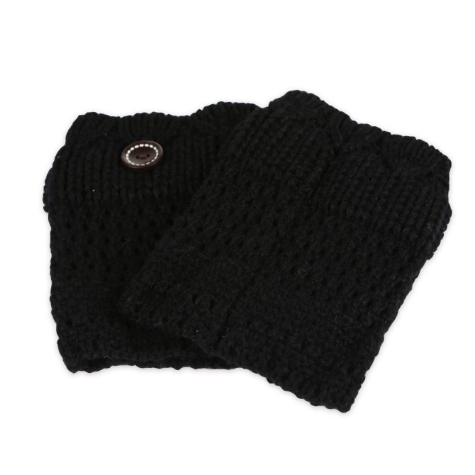 Women Winter Crochet Knit Leg Warmers - Image 23