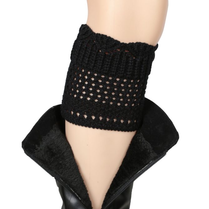 Women Winter Crochet Knit Leg Warmers - Image 19