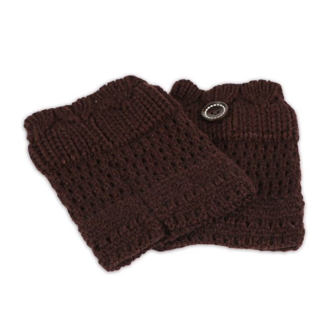 Women Winter Crochet Knit Leg Warmers - Image 40
