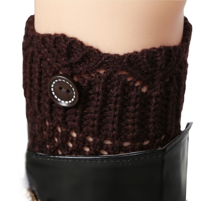 Women Winter Crochet Knit Leg Warmers - Image 43