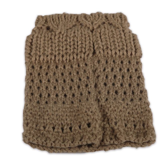 Women Winter Crochet Knit Leg Warmers - Image 48