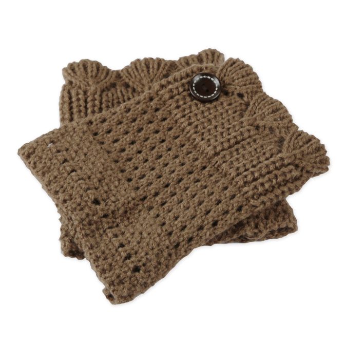 Women Winter Crochet Knit Leg Warmers - Image 49