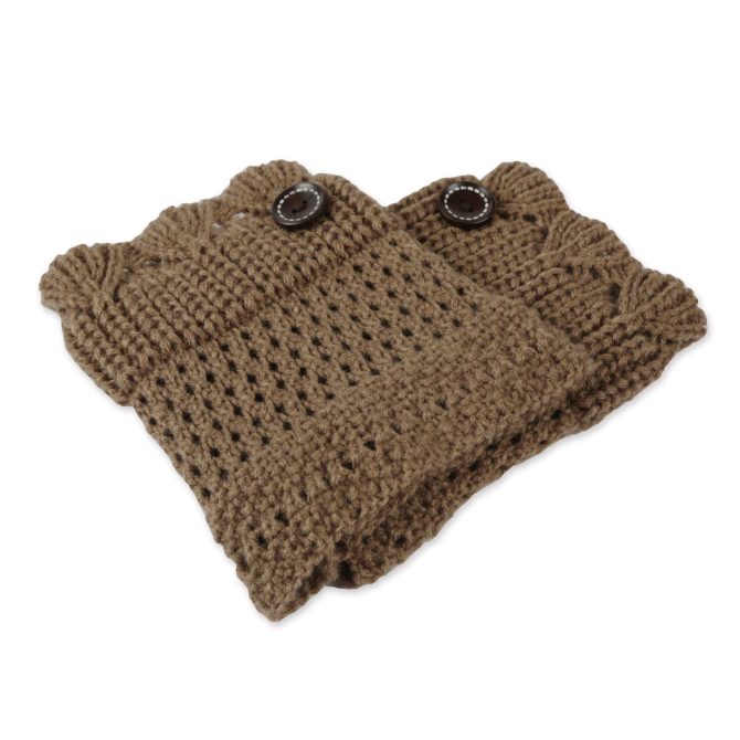 Women Winter Crochet Knit Leg Warmers - Image 50
