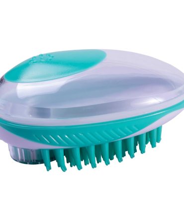 Pet Life 'Swasher' Shampoo Dispensing Massage and Bathing Brush