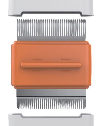 Pet Life 'Zipocket' 2-in-1 Underake and Stainless Steel Travel Grooming Pet Comb