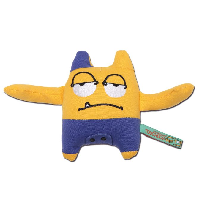 Touchdog Cartoon Sleepy Monster Plush Dog Toy - Image 2