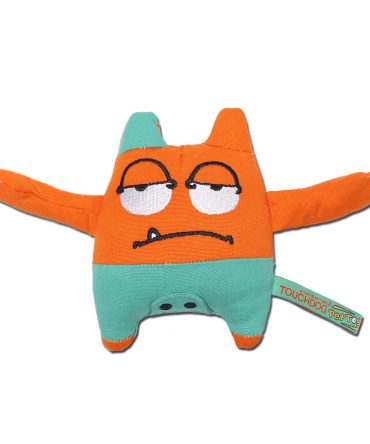 Touchdog Cartoon Sleepy Monster Plush Dog Toy