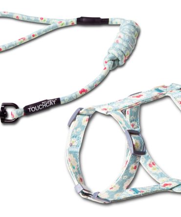 Touchcat 'Radi-Claw' Durable Cable Cat Harness and Leash Combo