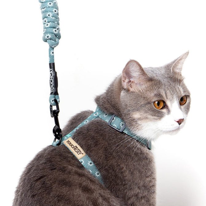 Touchcat 'Radi-Claw' Durable Cable Cat Harness and Leash Combo - Image 28