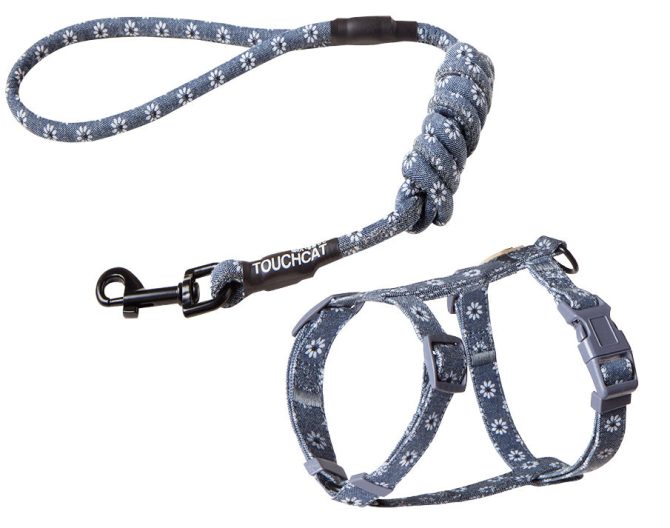 Touchcat 'Radi-Claw' Durable Cable Cat Harness and Leash Combo - Image 25