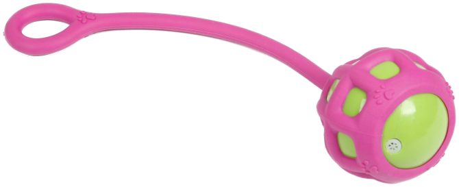 Pet Life 'Tug-O-Warp' Fetching Tugging and Chew Squeaking TPR Dog Toy - Image 3