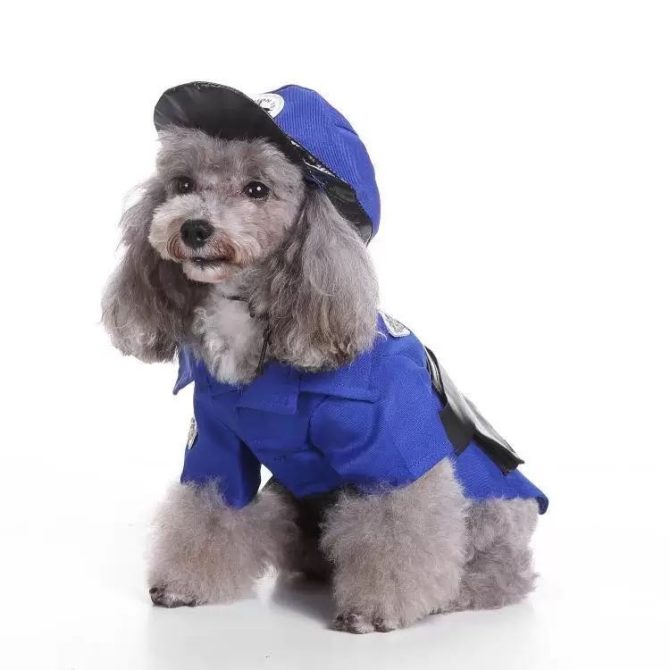 Pet Life 'Pawlice Pawtrol' Police Pet Dog Costume Uniform - Image 21