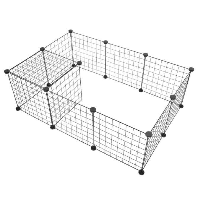 Pet Playpen, Small Animal Cage Indoor Portable Metal Wire Yard Fence for Small Animals, Guinea Pigs, Rabbits Kennel Crate Fence Tent YF - Image 4