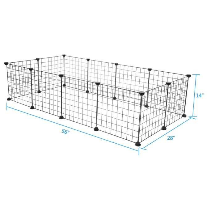 Pet Playpen, Small Animal Cage Indoor Portable Metal Wire Yard Fence for Small Animals, Guinea Pigs, Rabbits Kennel Crate Fence Tent YF - Image 6