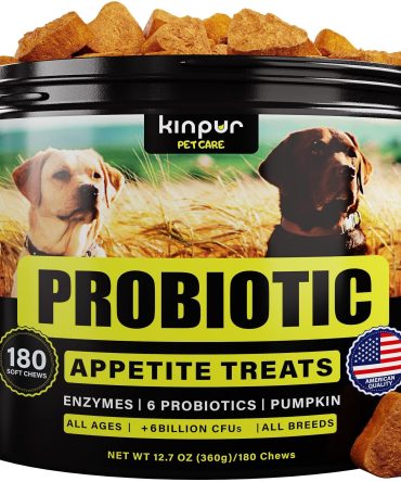Probiotics for Dogs Support Gut Health Itchy Skin Allergies Yeast Balance Immunity Dog Probiotics and Digestive Enzymes for Small Medium and Large Dogs 180 Probiotic Chews for Dogs Duck Flavor