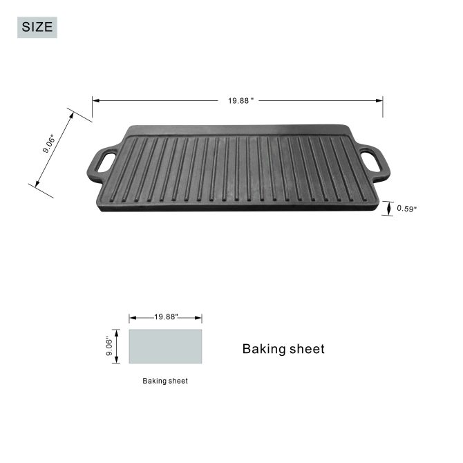 Durable Black Iron Grill Stand with Enamel-Coated Cast Iron Cooking Pans - Image 8