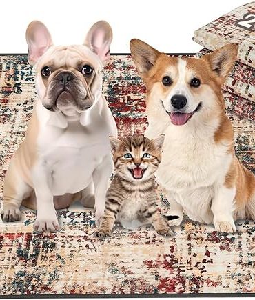 Qeils Washable Pee Pads for Dogs, 2 Pack Reusable Puppy Pads 18"x24" Super Absorbent Leakproof Dog Training Pads, Non-Slip Potty Pads for Floor, Crate,Couch, Whelping Pads Litter Mat Puppy Supplies